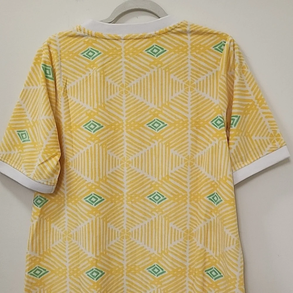 Stan Herman  Coastal Mosaic Ripples Zip Lounge/ Robe Dress Sunshine Size Small - Picture 11 of 16